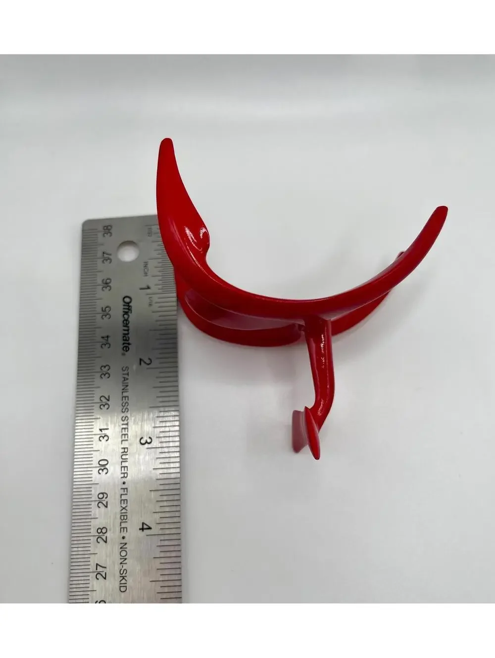 1:12 Scale Racing Red Chair, Take a Seat by Raine, Miniature Red MCM Doll Chair
